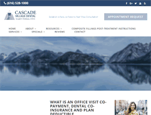 Tablet Screenshot of grandrapidscosmeticdentist.com